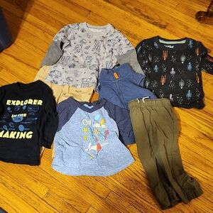Kids Graphic Tees and Pants Bundle